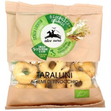 Krekeriai TARALLINI su pankolių sėklomis ir alyvuogių aliejumi, ekologiški (40 g)
